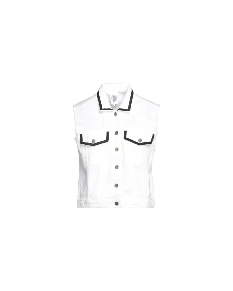 Le Volière JACKEN & MÄNTEL - Jeansjacken/Mäntelauf YOOX.COM Weiß