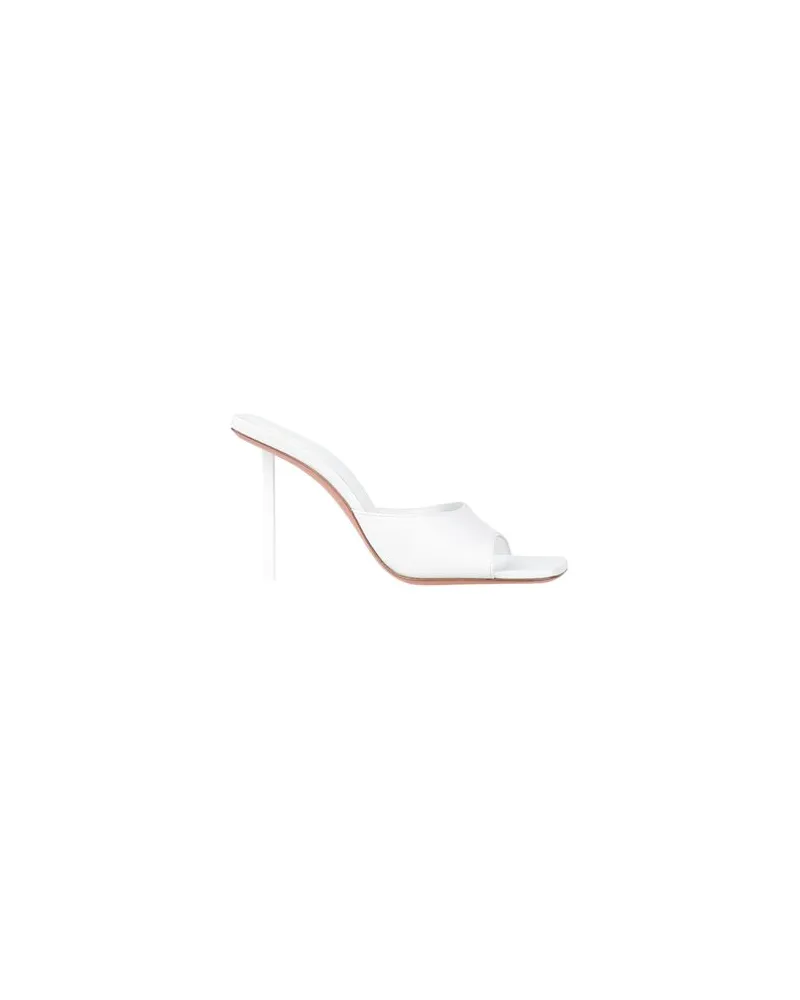 Amina Muaddi SCHUHE - Sandalenauf YOOX.COM Weiß