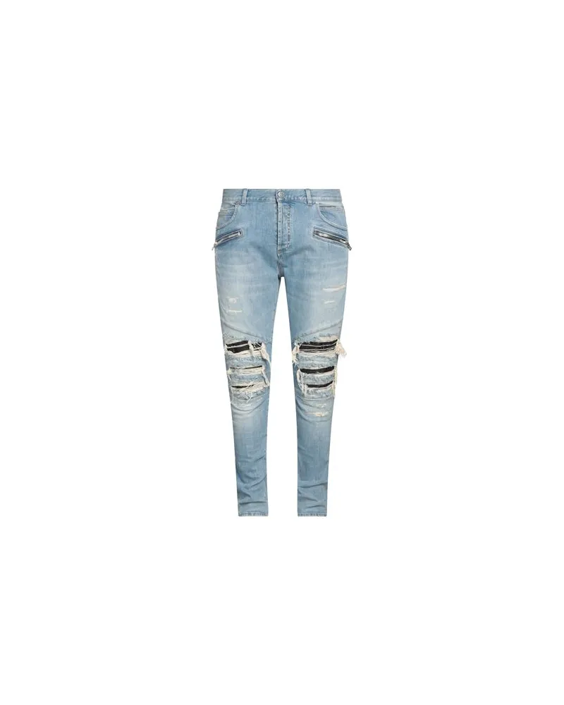Balmain HOSEN & RÖCKE - Jeanshosenauf YOOX.COM Blau