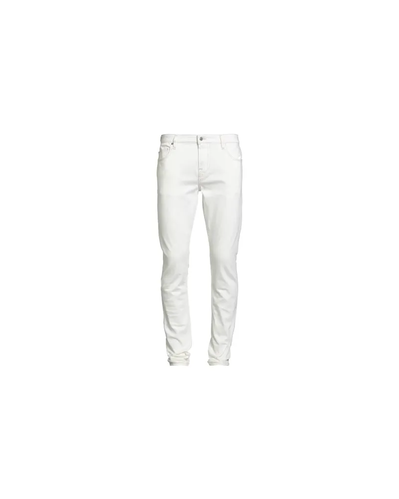 Guess HOSEN & RÖCKE - Jeanshosenauf YOOX.COM Weiß