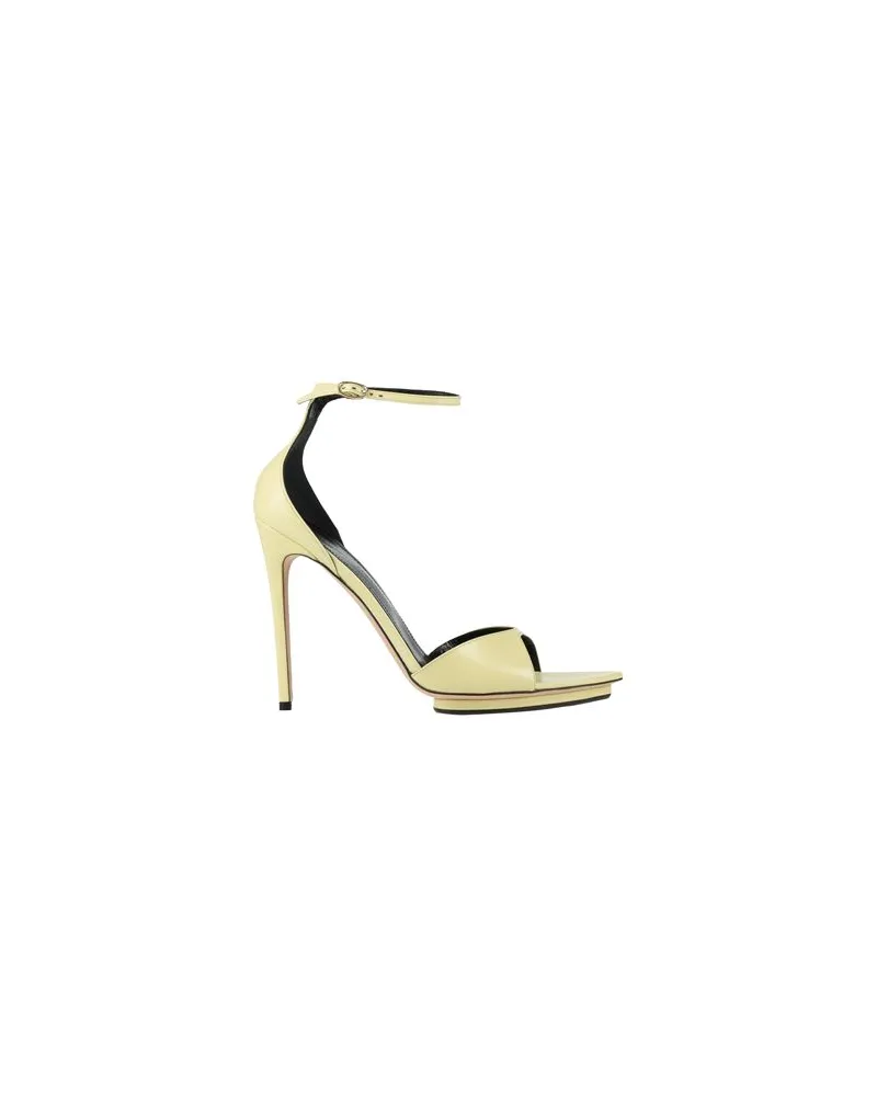 Victoria Beckham SCHUHE - Sandalenauf YOOX.COM Pastellgelb