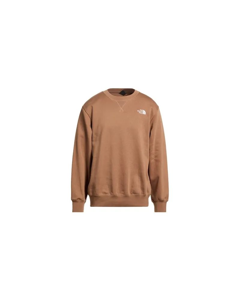 The North Face M ESSENTIAL RELAXED CREWNECK SWEATSHIRT  - TOPS - Sweatshirtsauf YOOX.COM Hellbraun