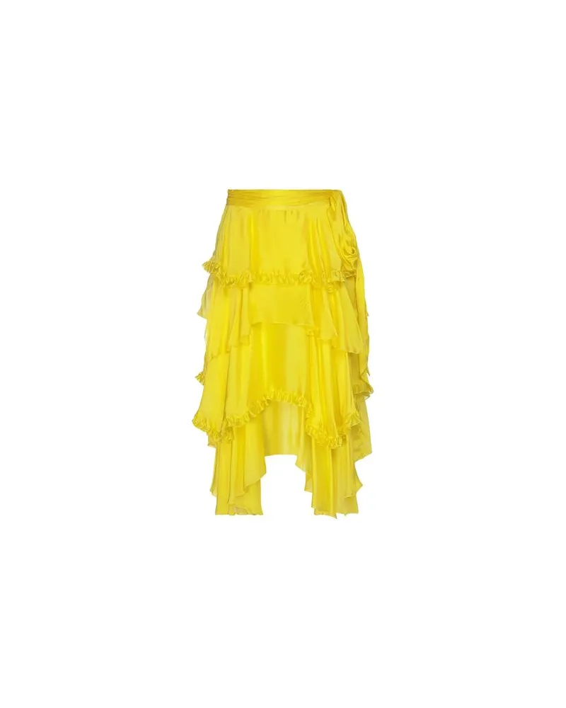 Alexandre Vauthier HOSEN & RÖCKE - Midi-Röckeauf YOOX.COM Gelb