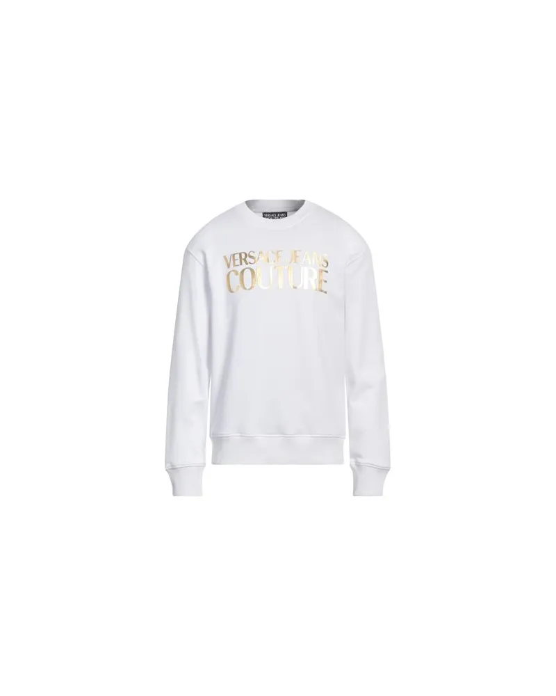 Versace Jeans TOPS - Sweatshirtsauf YOOX.COM Weiß