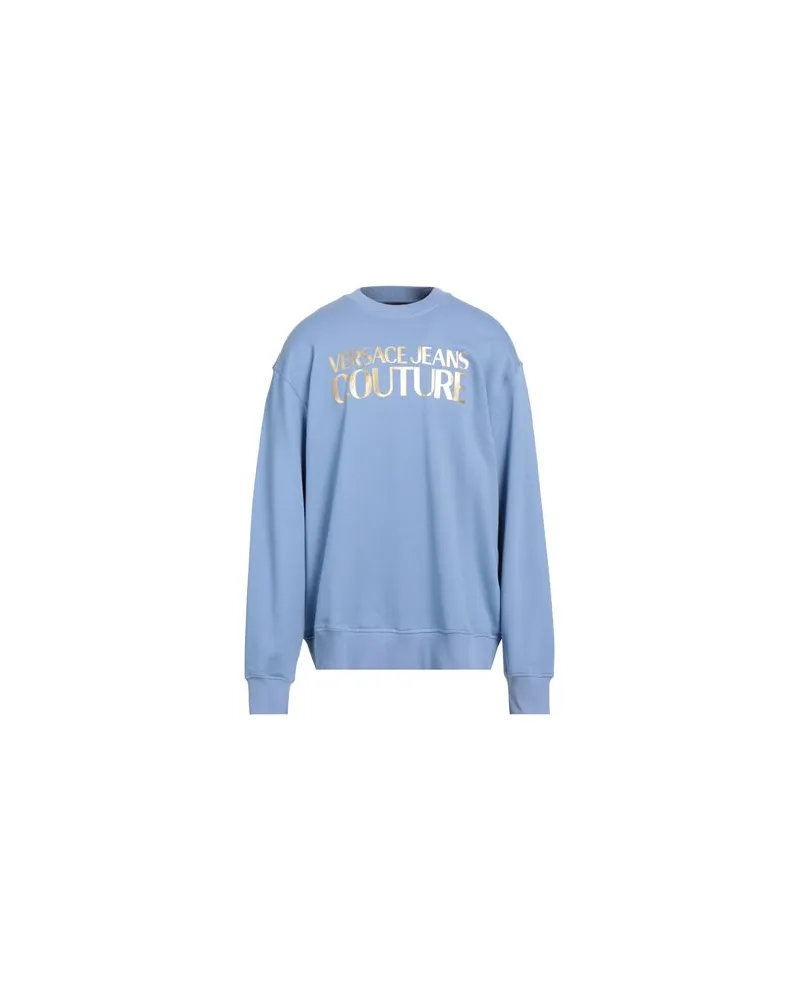 Versace Jeans TOPS - Sweatshirtsauf YOOX.COM Hellblau
