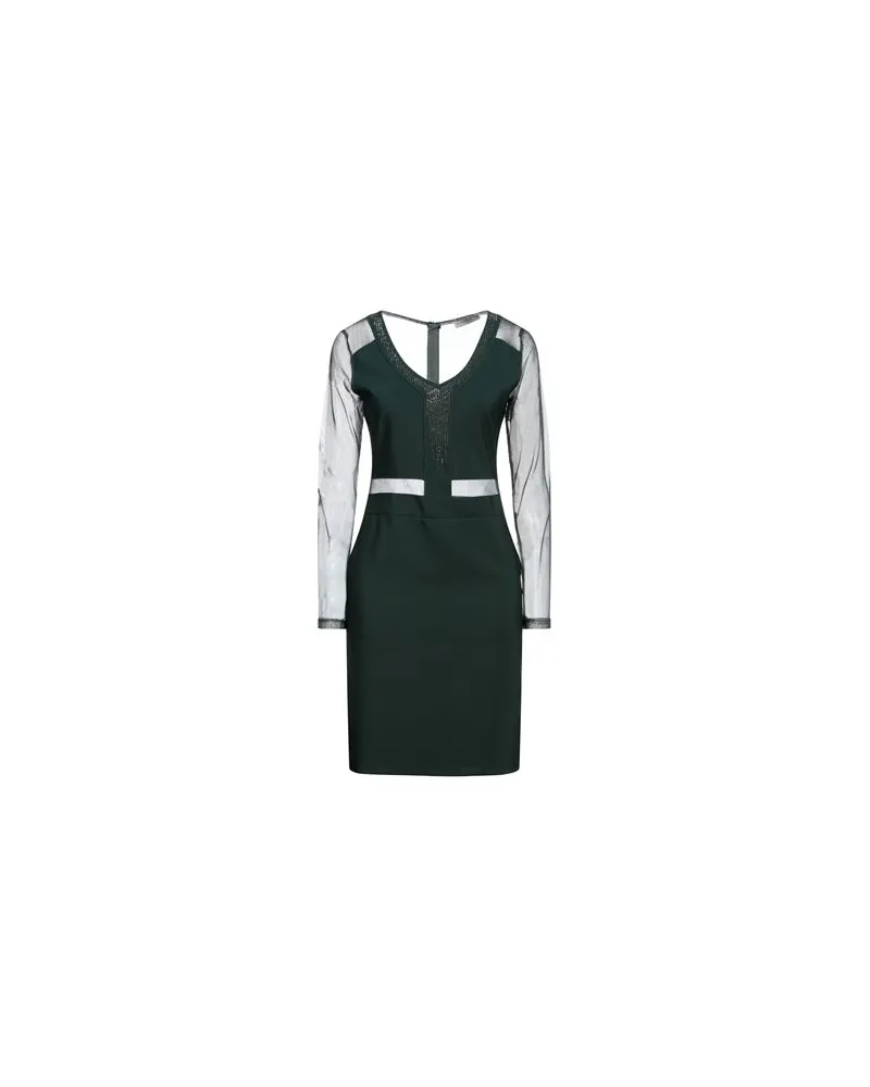 Boutique de la Femme KLEIDER - Mini-Kleiderauf YOOX.COM Dunkelgrün