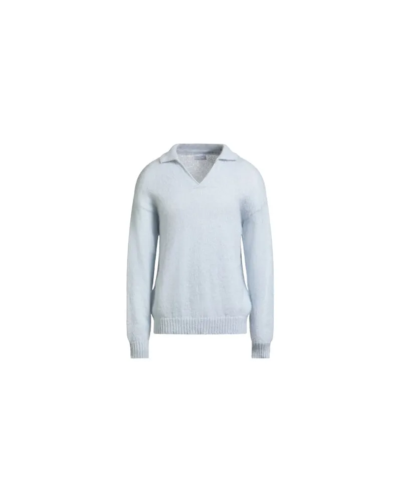 Family First STRICKWAREN - Pulloverauf YOOX.COM Himmelblau