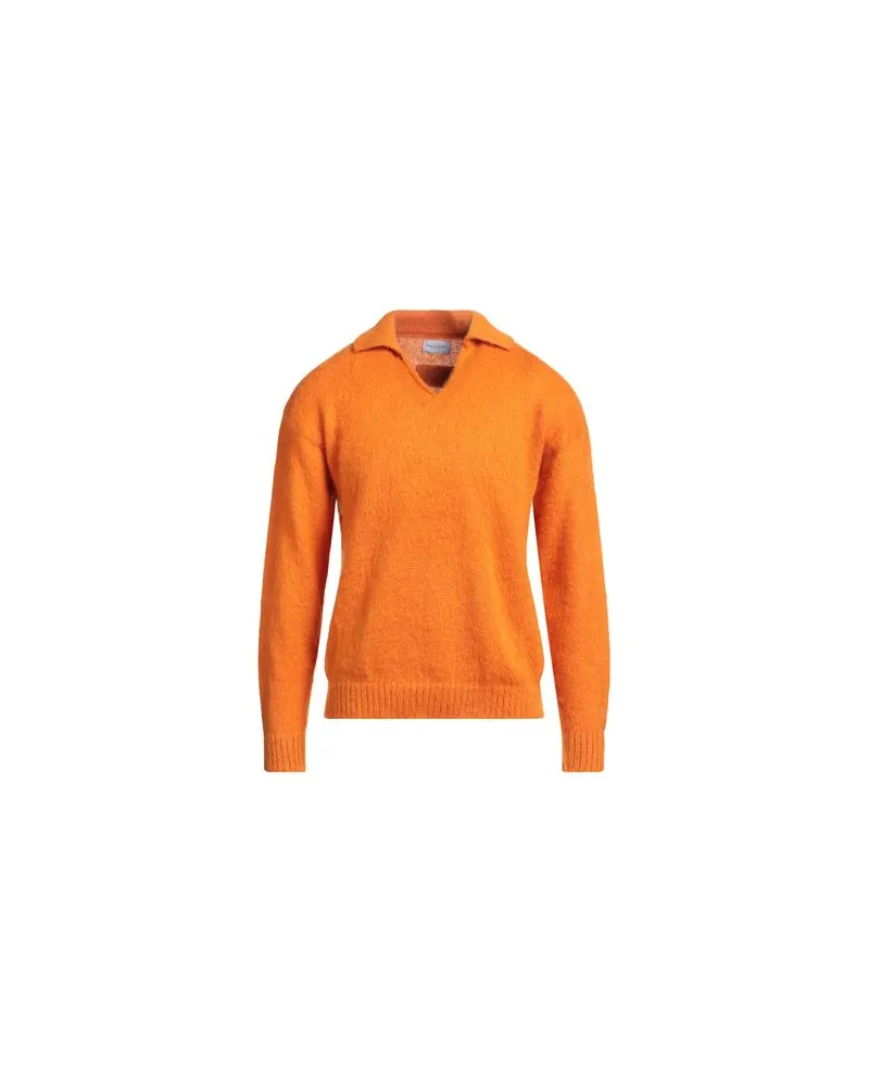 Family First STRICKWAREN - Pulloverauf YOOX.COM Orange
