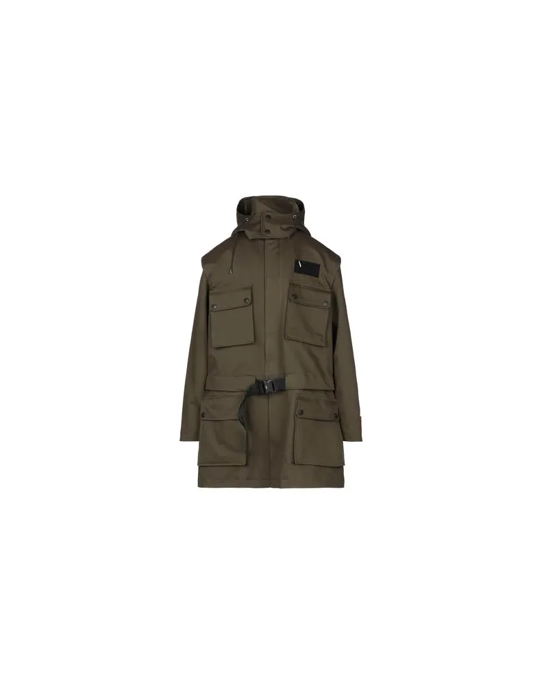 MCM JACKEN & MÄNTEL - Mäntelauf YOOX.COM Militärgrün