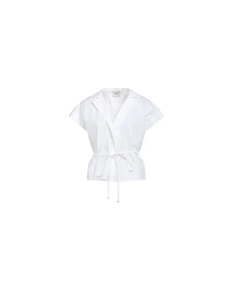 ALYSI CRÈME - TOPS - Hemdenauf YOOX.COM Weiß