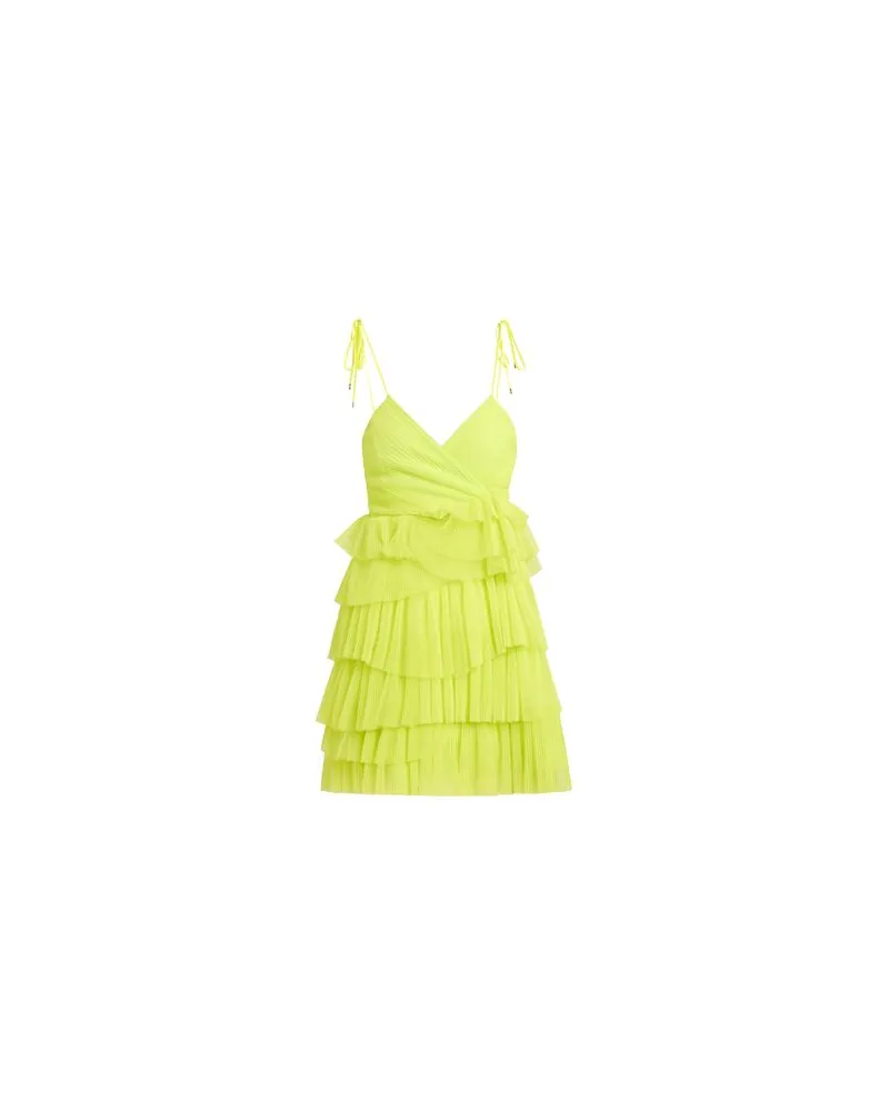 Simona Corsellini EDIZIONE LIMITATA - KLEIDER - Mini-Kleiderauf YOOX.COM Limettengrün