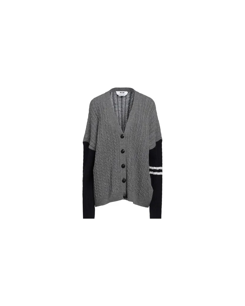 MSGM STRICKWAREN - Strickjackenauf YOOX.COM Grau
