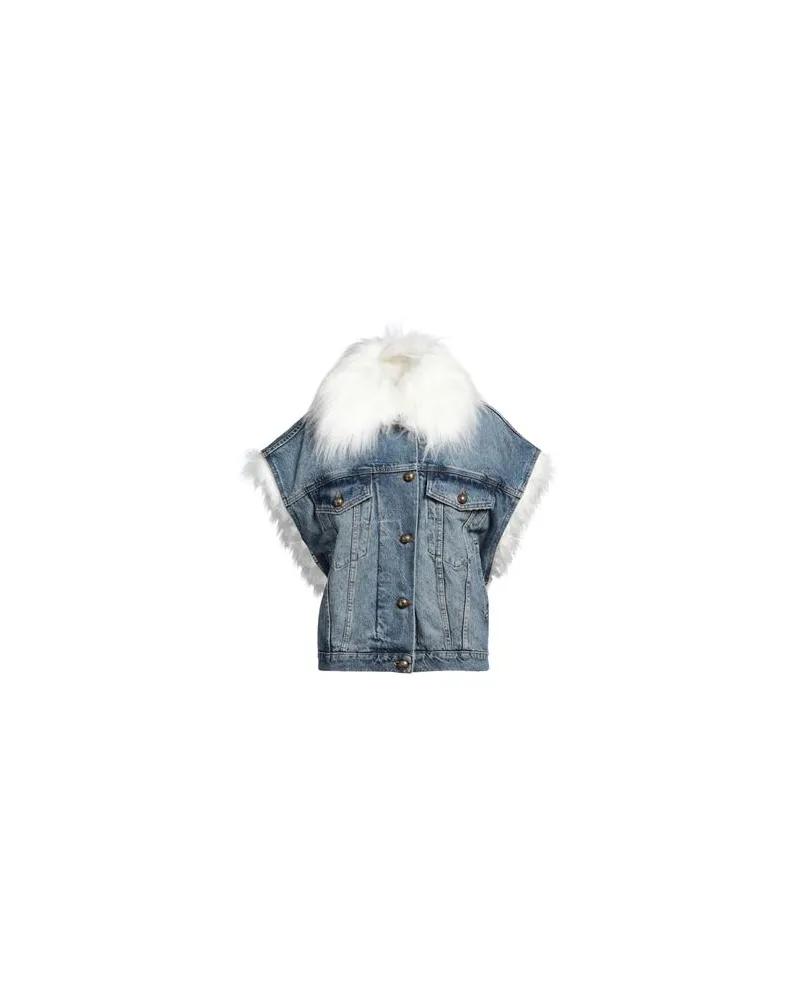 Pinko JACKEN & MÄNTEL - Jeansjacken/Mäntelauf YOOX.COM Blau