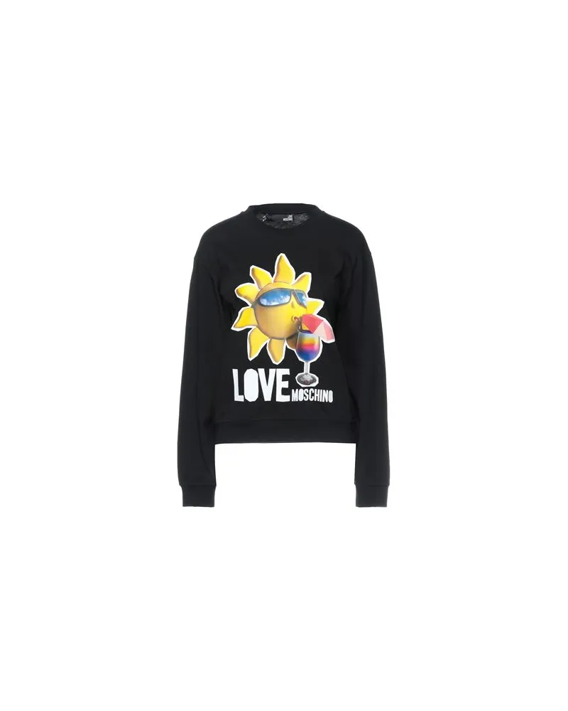 Moschino TOPS - Sweatshirtsauf YOOX.COM Schwarz