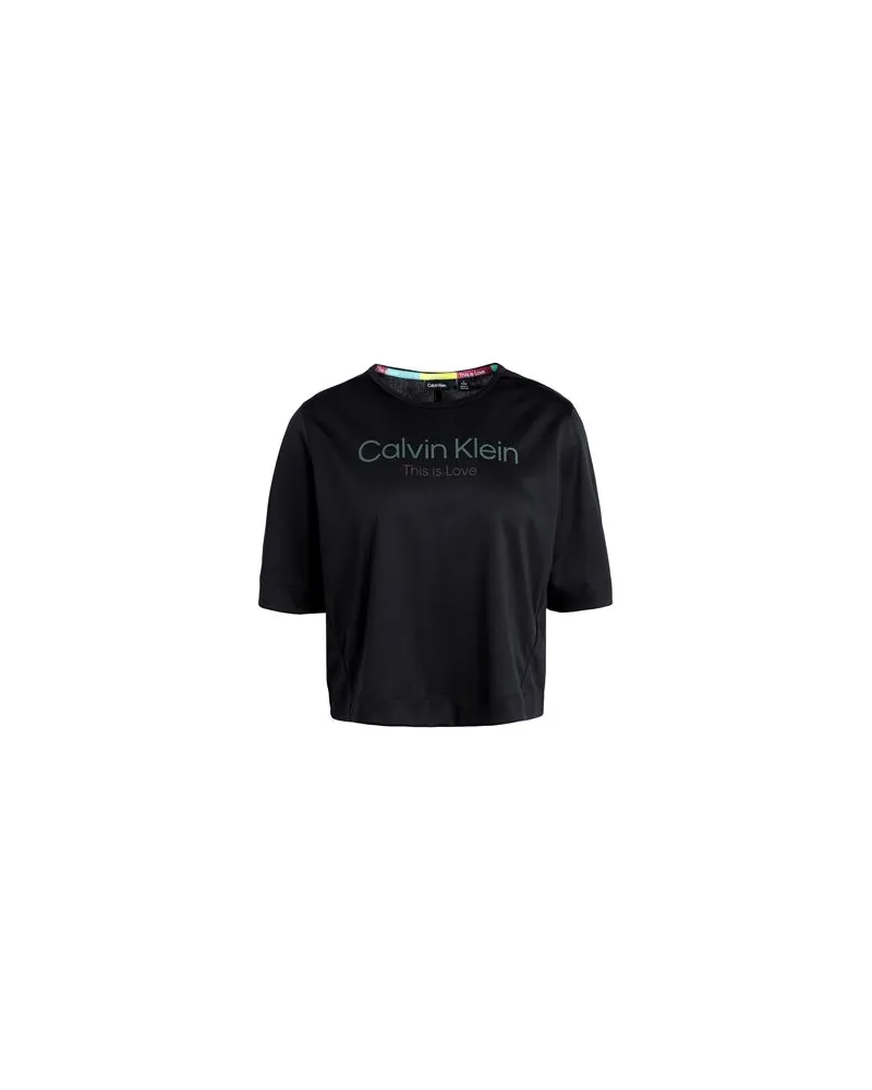 Calvin Klein TOPS - T-shirtsauf YOOX.COM Schwarz