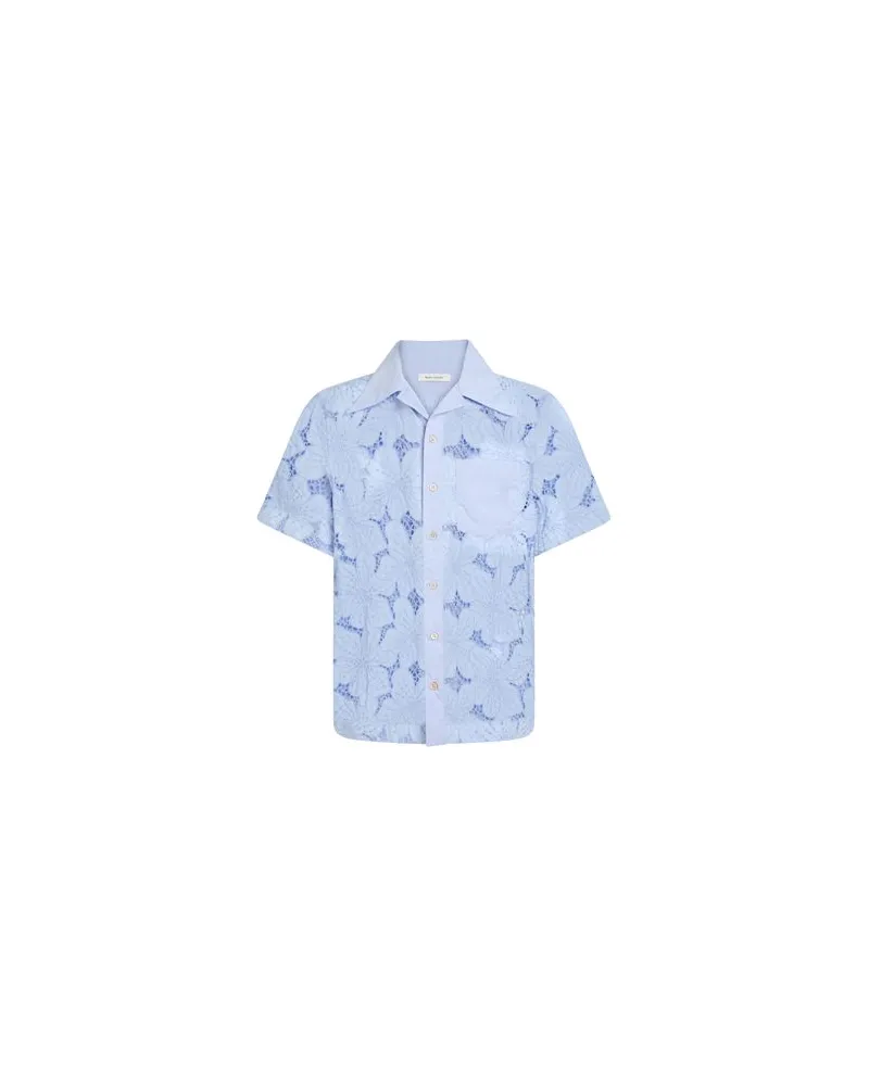 Wales Bonner TOPS - Hemdenauf YOOX.COM Hellblau