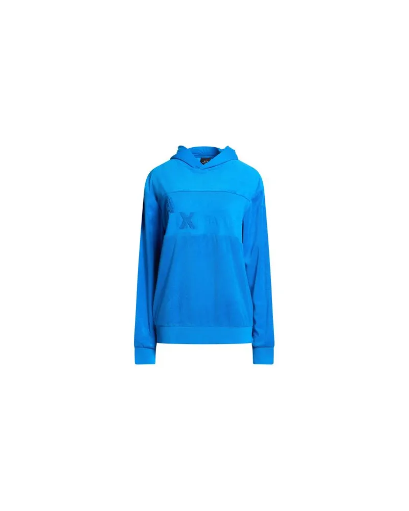 Armani Exchange TOPS - Sweatshirtsauf YOOX.COM Azurblau