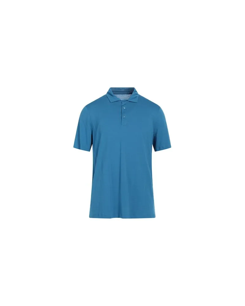 Majestic TOPS - Poloshirtsauf YOOX.COM Azurblau