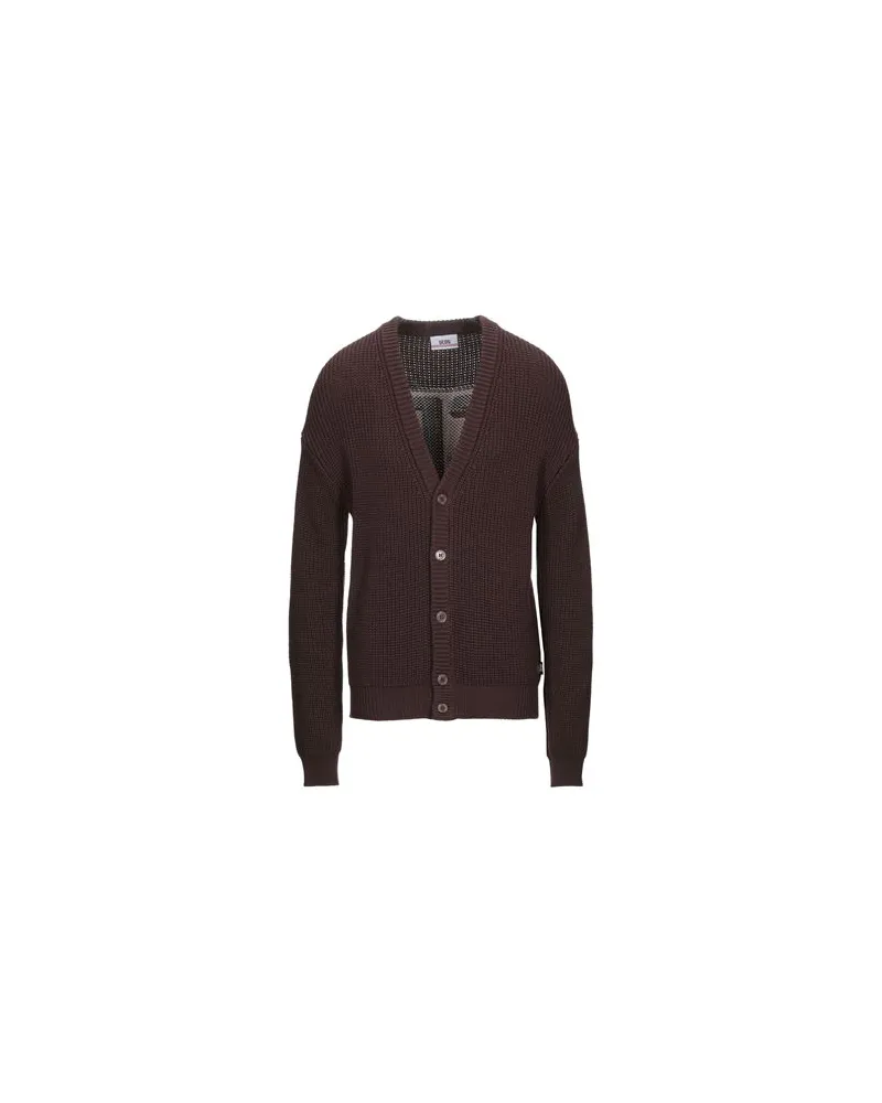 GCDS STRICKWAREN - Strickjackenauf YOOX.COM Dunkelbraun