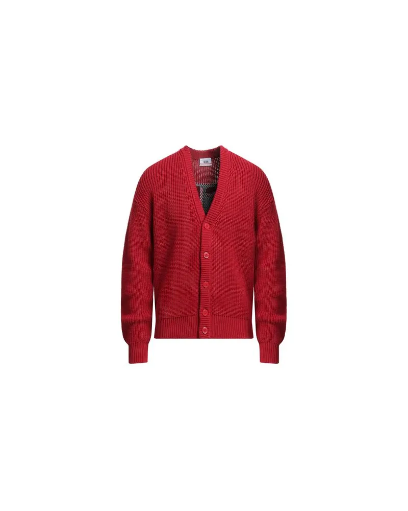 GCDS STRICKWAREN - Strickjackenauf YOOX.COM Rot