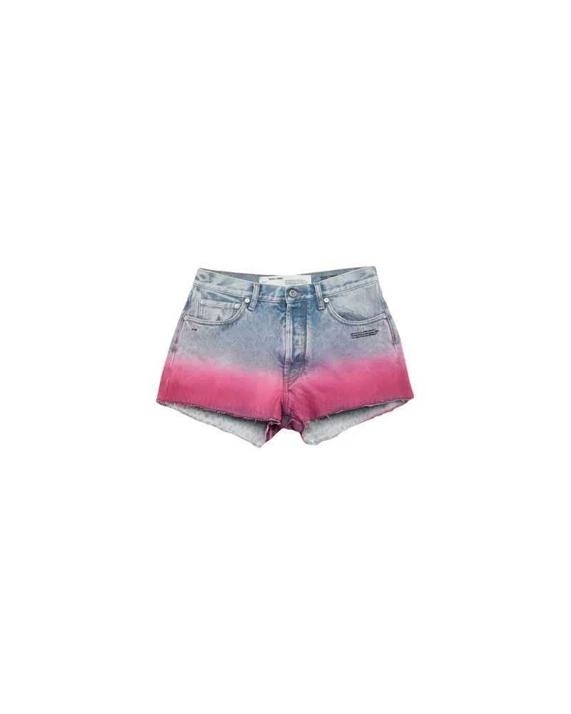 OFF-WHITE HOSEN & RÖCKE - Jeansshortsauf YOOX.COM Blau