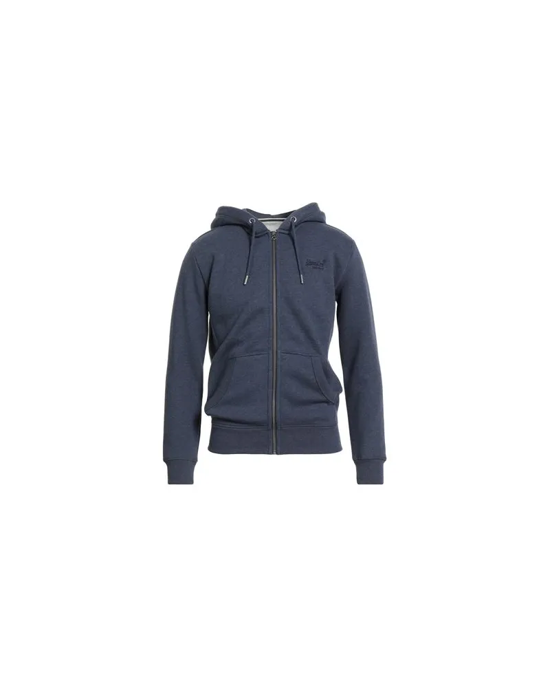 Superdry. TOPS - Sweatshirtsauf YOOX.COM Blau