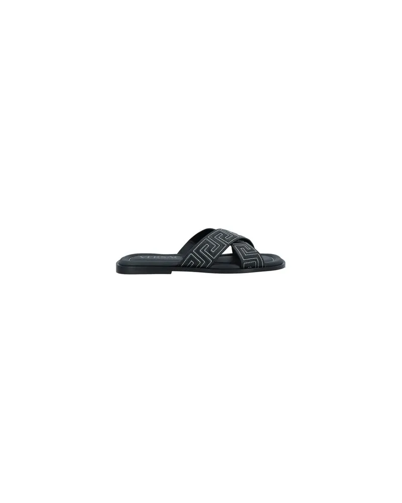 Versace SCHUHE - Sandalenauf YOOX.COM Schwarz