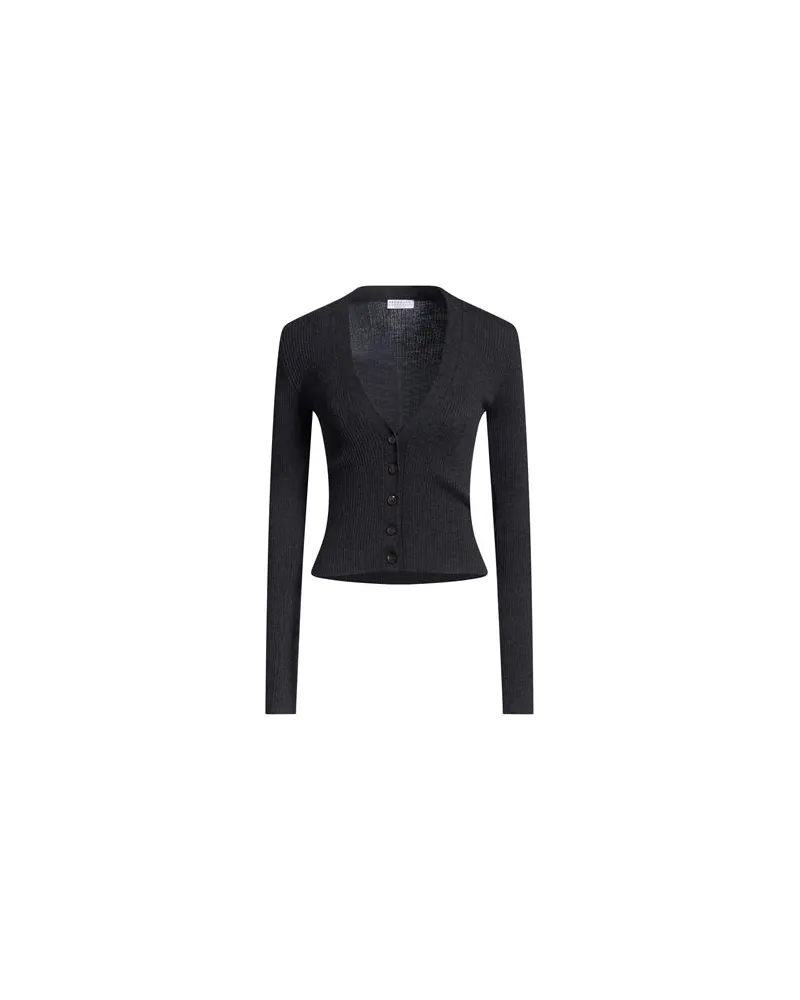 Brunello Cucinelli CASHMERE - STRICKWAREN - Strickjackenauf YOOX.COM Braungrau