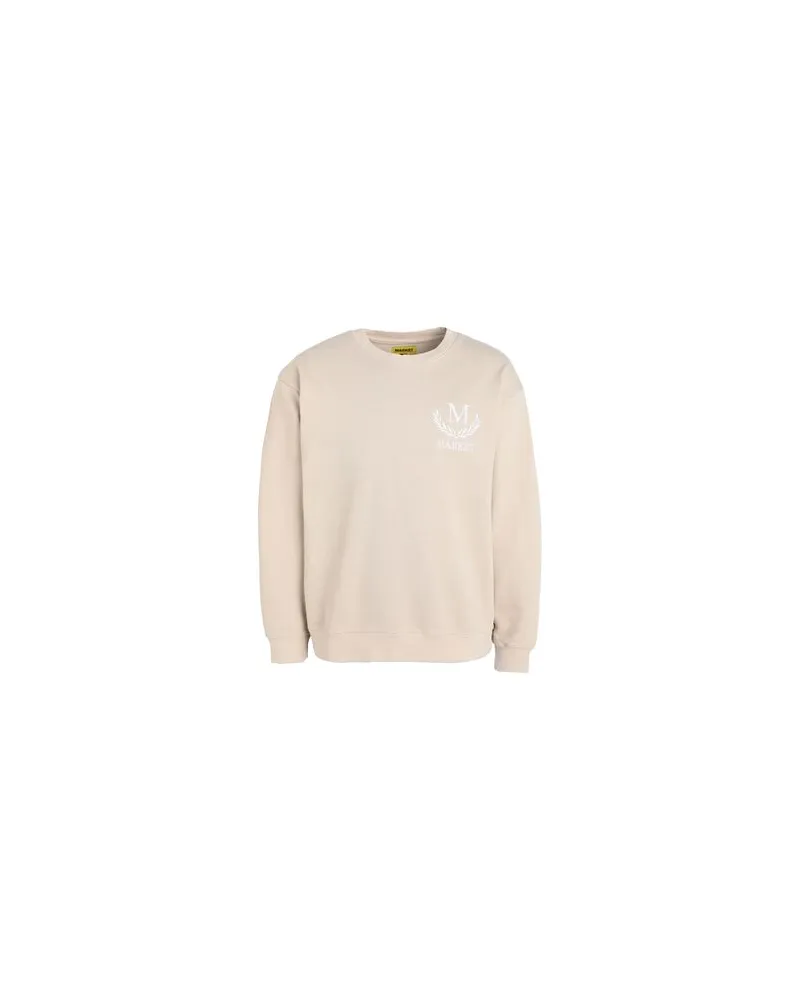 Market CTM LAUREL WREATH CREWNECK - TOPS - Sweatshirtsauf YOOX.COM Beige