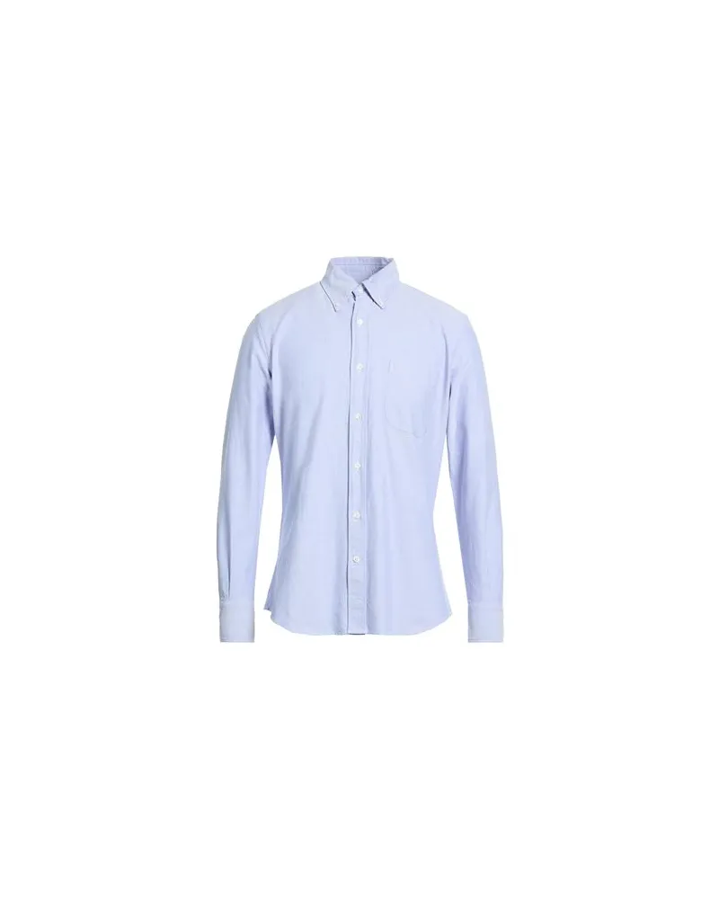 Glanshirt TOPS - Hemdenauf YOOX.COM Hellblau