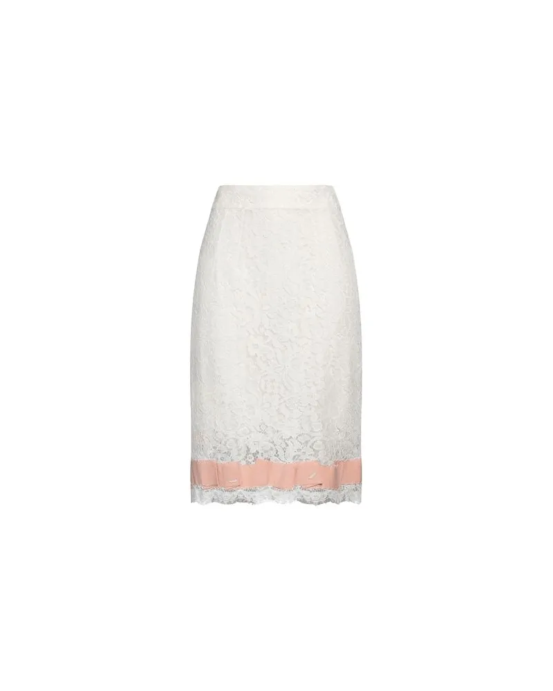 Dolce & Gabbana HOSEN & RÖCKE - Midi-Röckeauf YOOX.COM Elfenbein