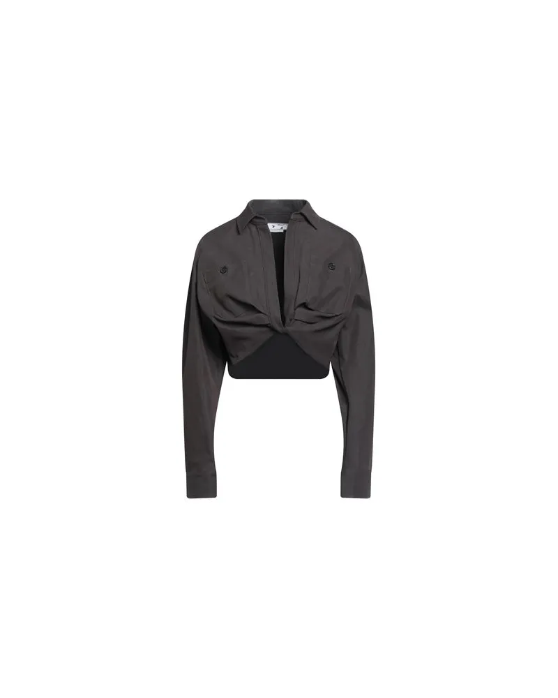 OFF-WHITE TOPS - Topsauf YOOX.COM Braungrau