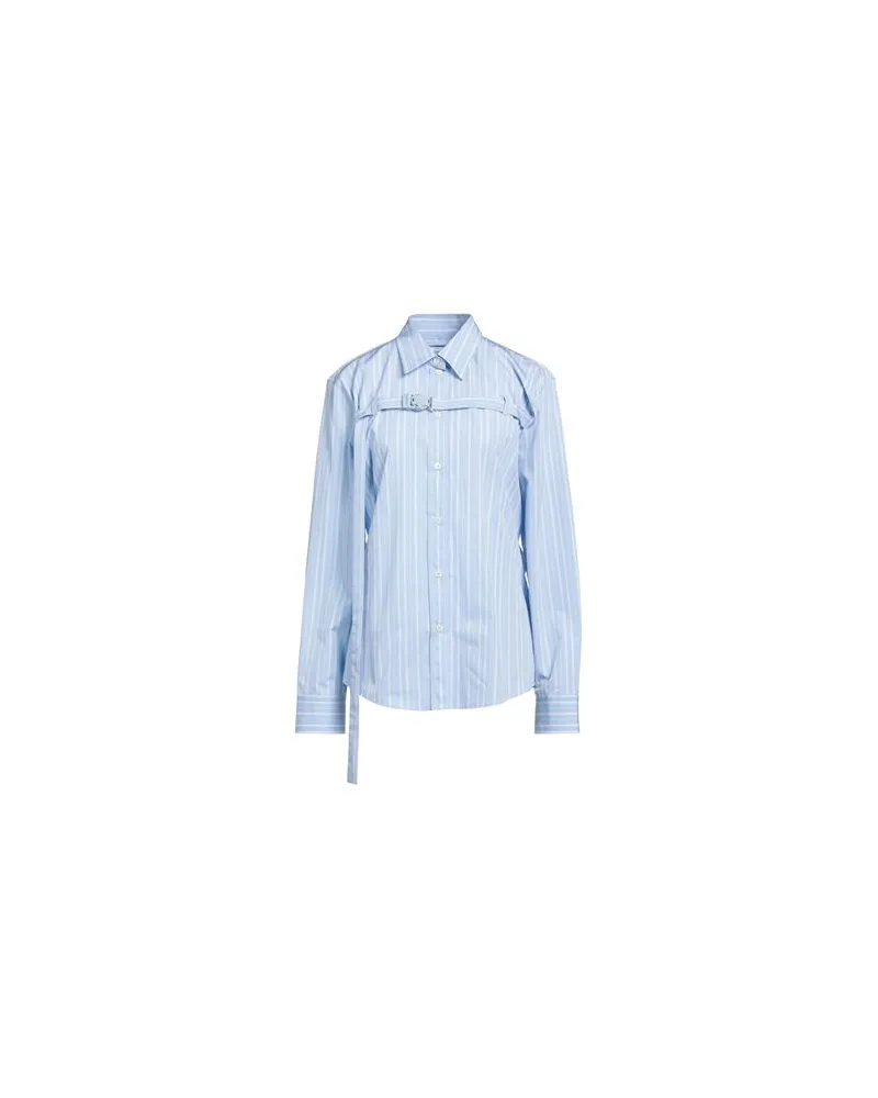 OFF-WHITE TOPS - Hemdenauf YOOX.COM Hellblau