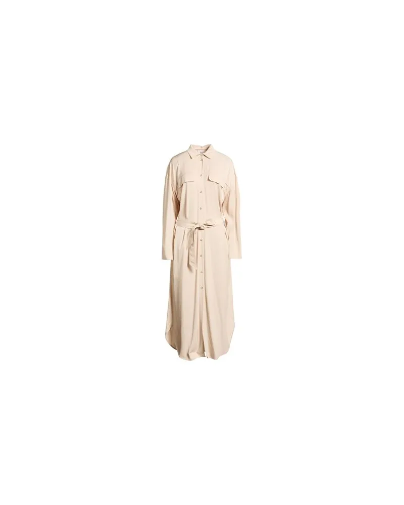 8PM KLEIDER - Maxi-Kleiderauf YOOX.COM Cremeweiß