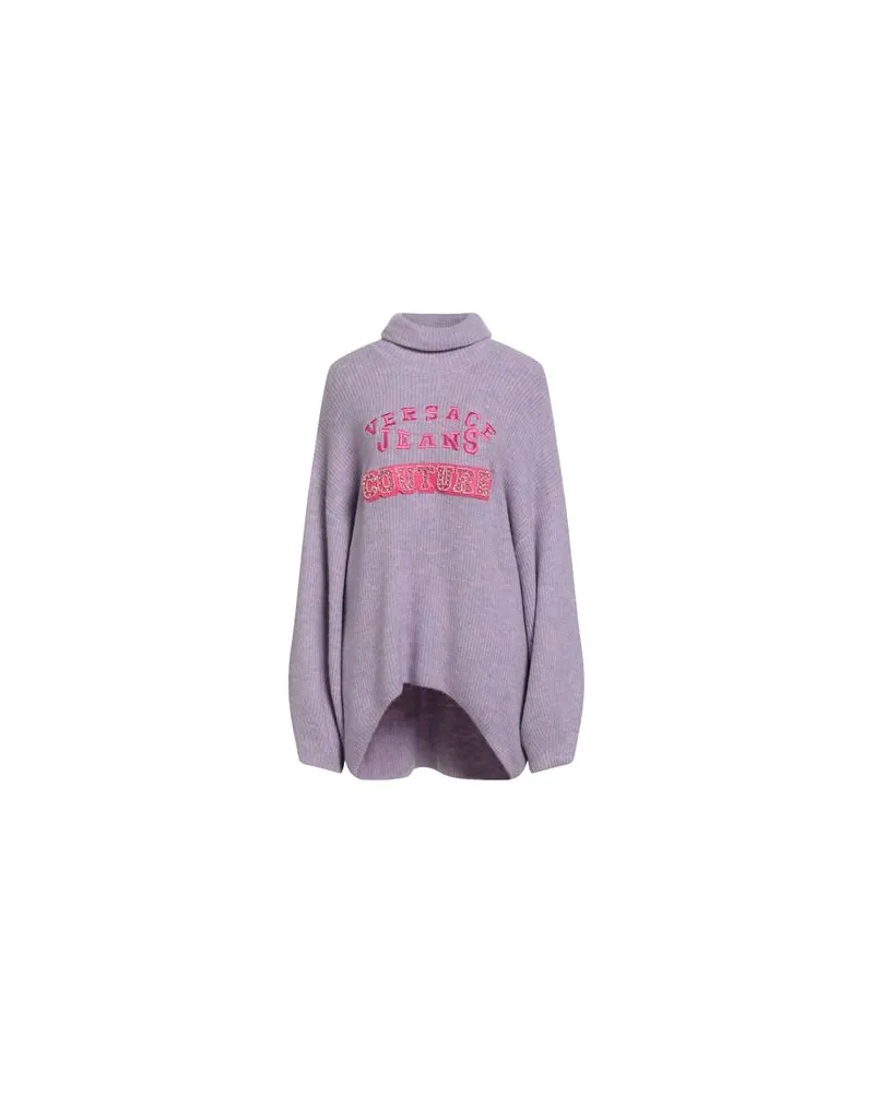 Versace Jeans STRICKWAREN - Rollkragenpulloverauf YOOX.COM Lila