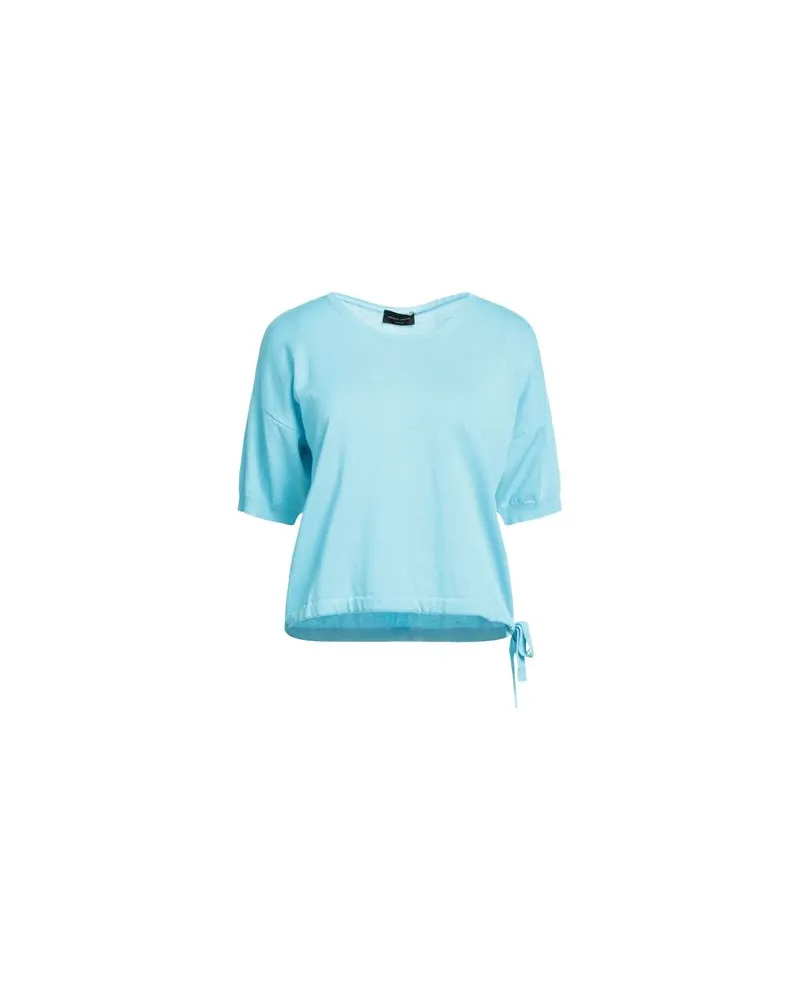 Roberto Collina STRICKWAREN - Pulloverauf YOOX.COM Azurblau