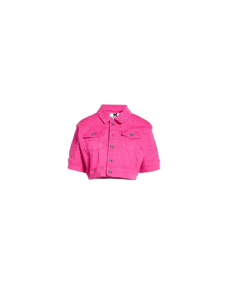 No Secrets JACKEN & MÄNTEL - Jeansjacken/Mäntelauf YOOX.COM Fuchsia