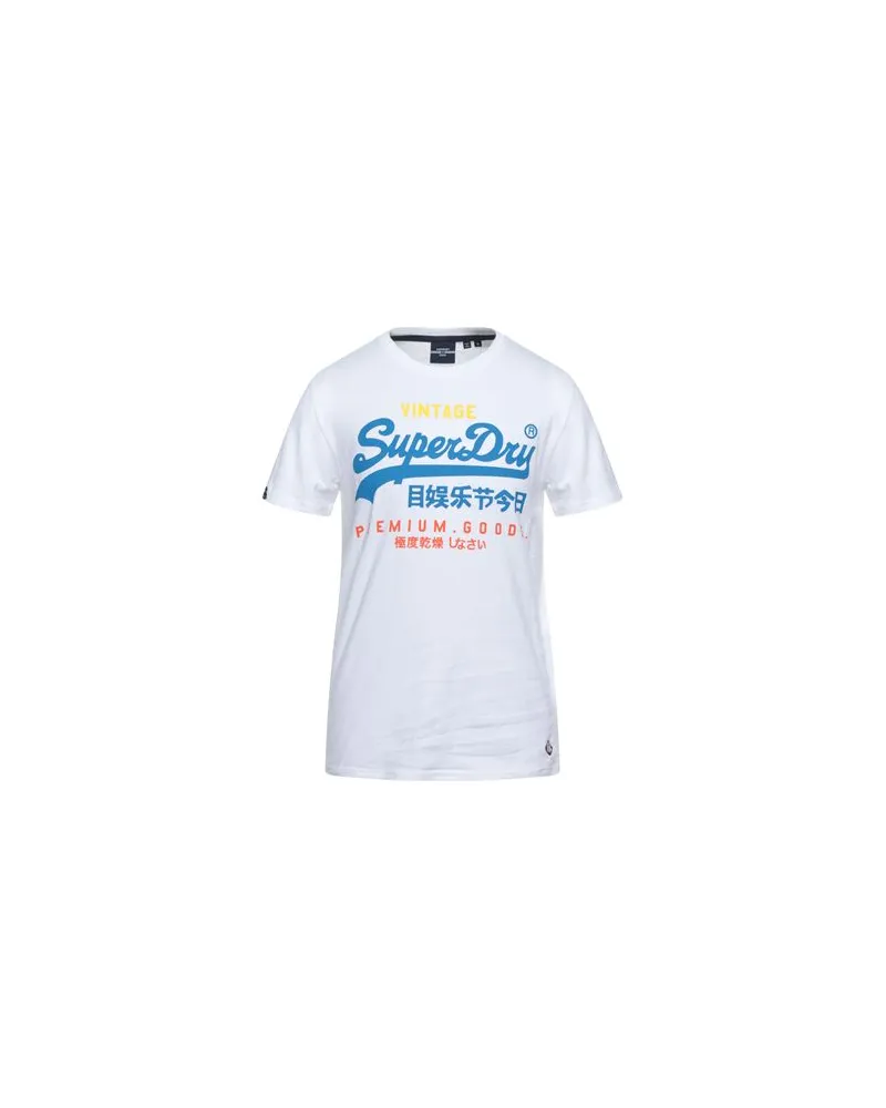 Superdry. TOPS - T-shirtsauf YOOX.COM Weiß