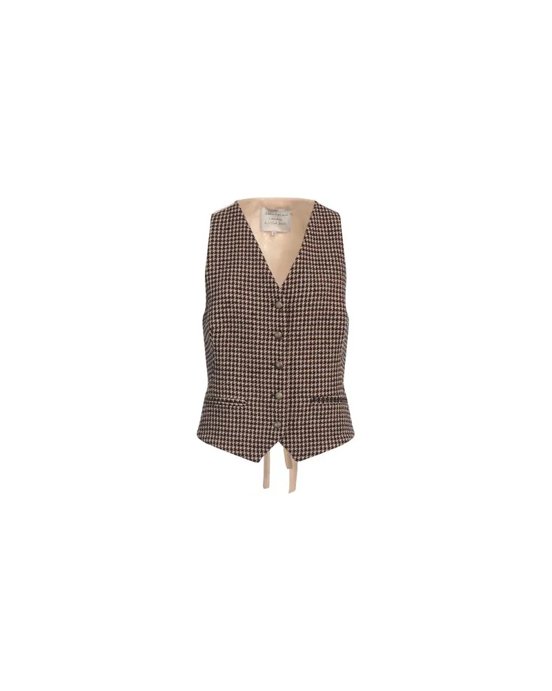 Alessia Santi ANZÜGE und CO-ORDS - Couture-Westenauf YOOX.COM Dunkelbraun