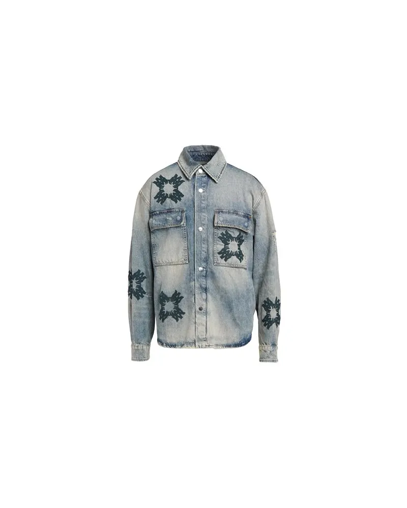Amiri JACKEN & MÄNTEL - Jeansjacken/Mäntelauf YOOX.COM Blau