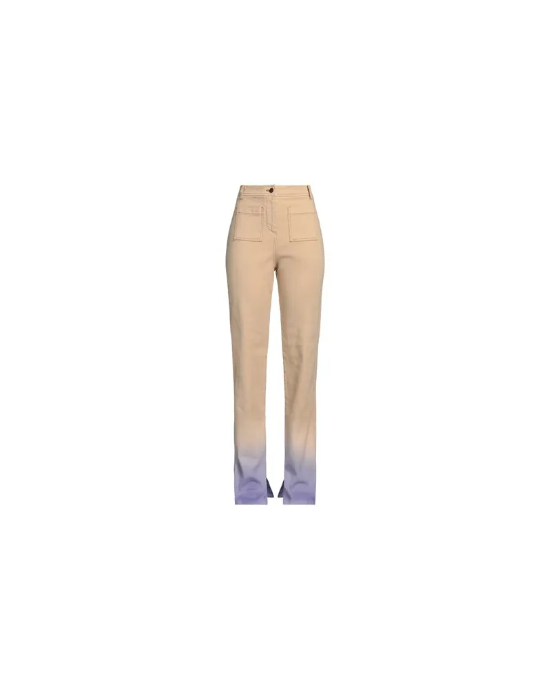 REJINA PYO HOSEN & RÖCKE - Jeanshosenauf YOOX.COM Beige