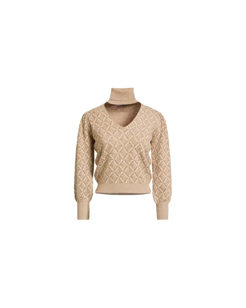 Gaudi JEANS - STRICKWAREN - Rollkragenpulloverauf YOOX.COM Beige