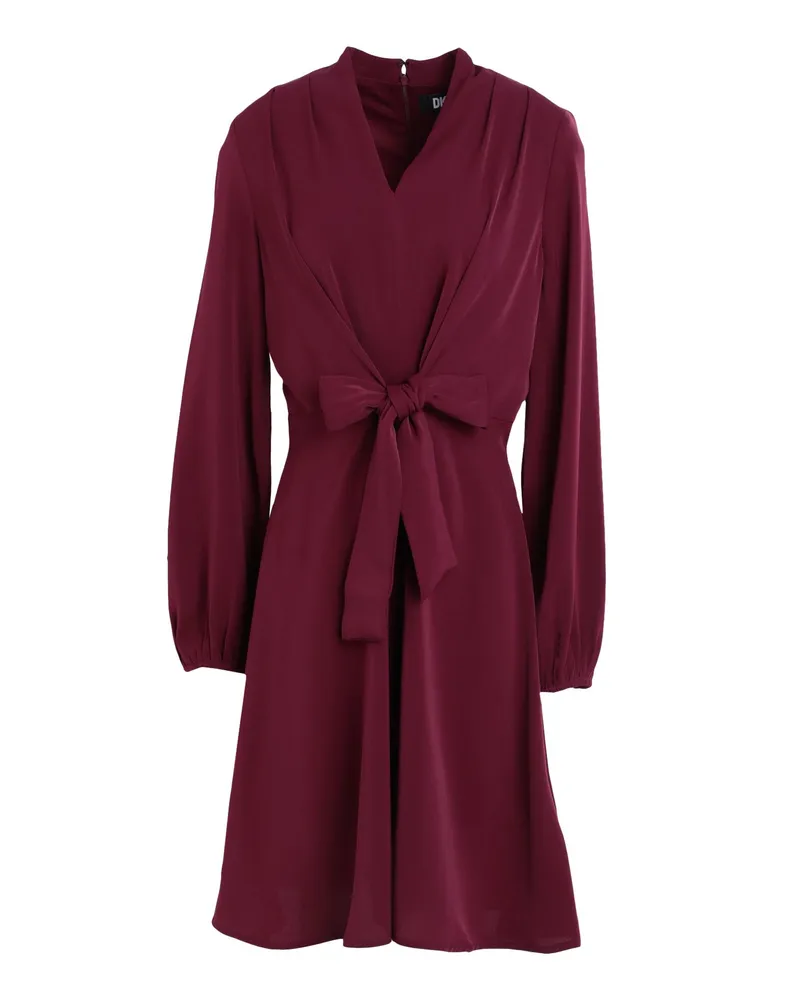 DKNY Midi-Kleid Bordeaux