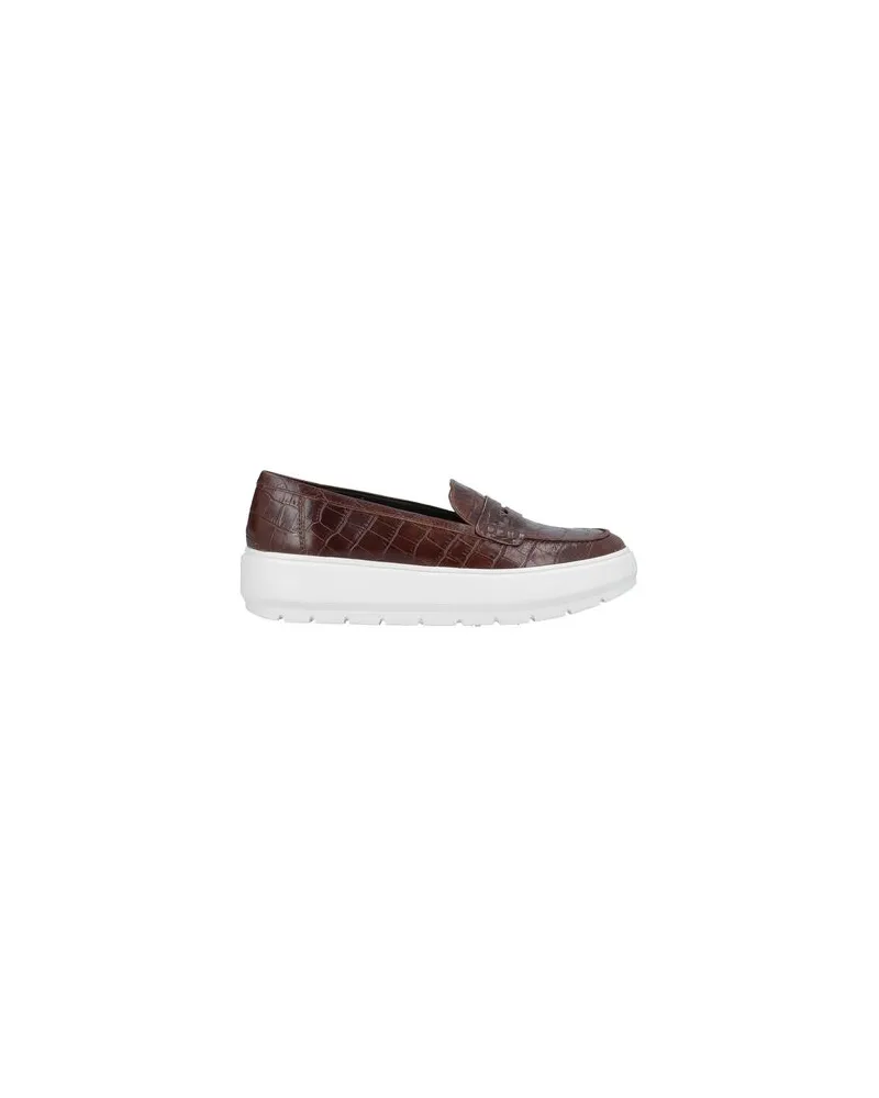 Geox SCHUHE - Mokassinsauf YOOX.COM Schokobraun