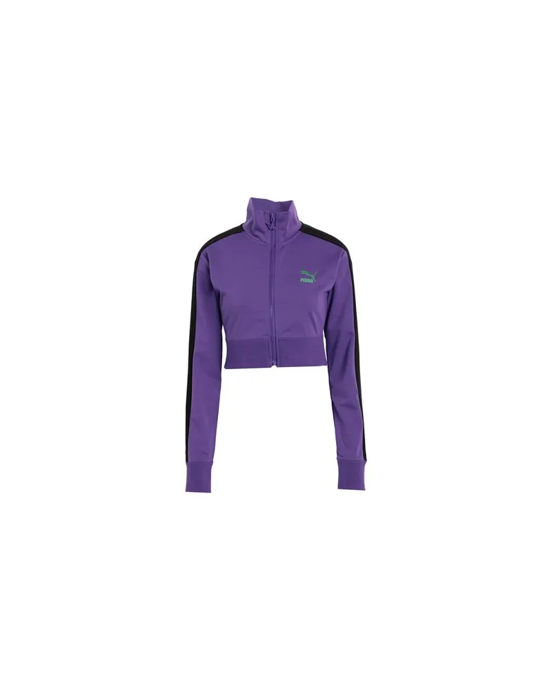 Puma x DUA LIPA T7 Jacket  - TOPS - Sweatshirtsauf YOOX.COM Violett