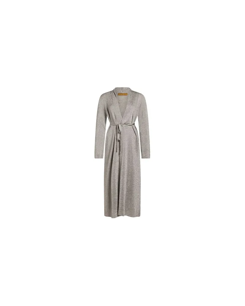 SIYU STRICKWAREN - Strickjackenauf YOOX.COM Silber