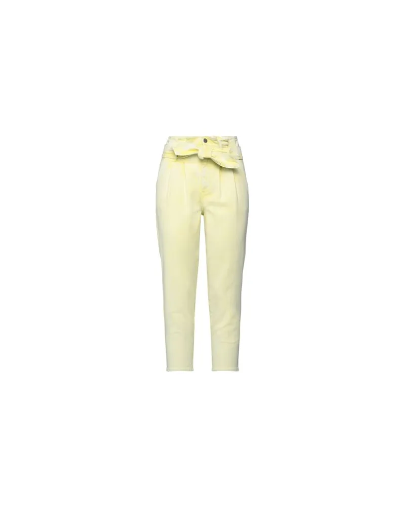 Soallure HOSEN & RÖCKE - Jeanshosenauf YOOX.COM Limettengrün