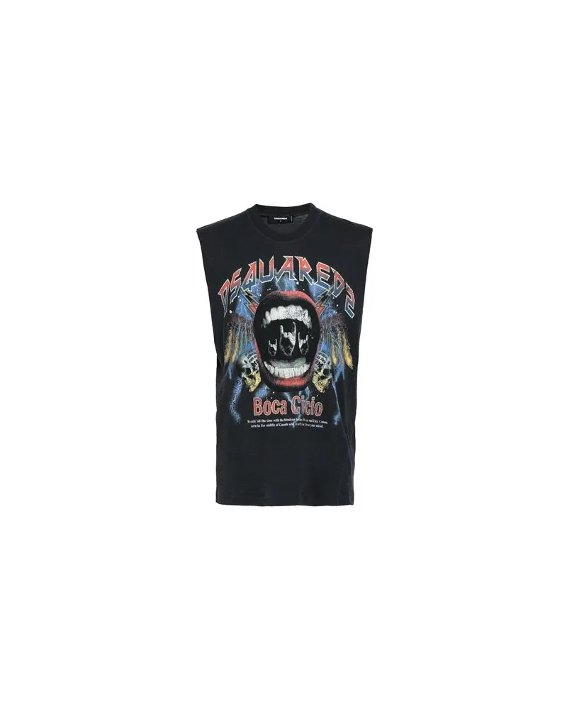 Dsquared2 TOPS - T-shirtsauf YOOX.COM Schwarz