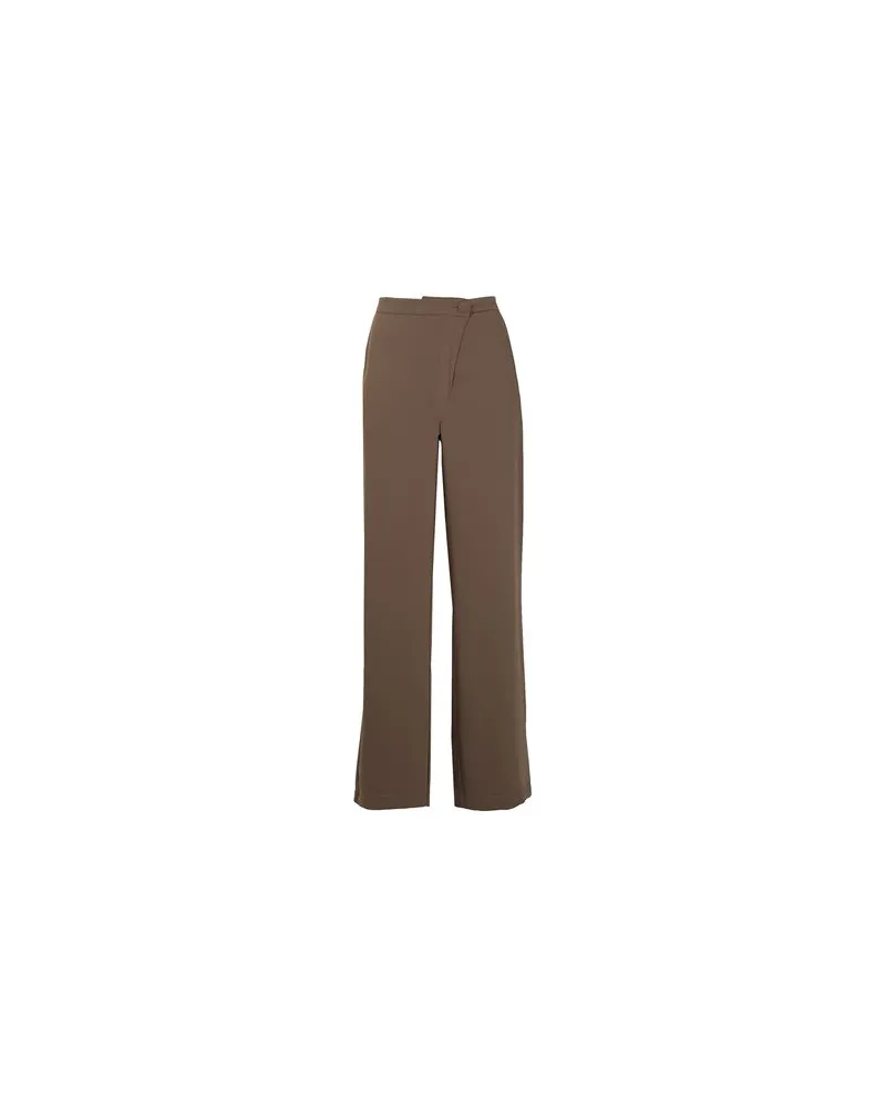 8 by Yoox WRAP WIDE LEG PANTS - HOSEN & RÖCKE - Hosenauf YOOX.COM Khaki
