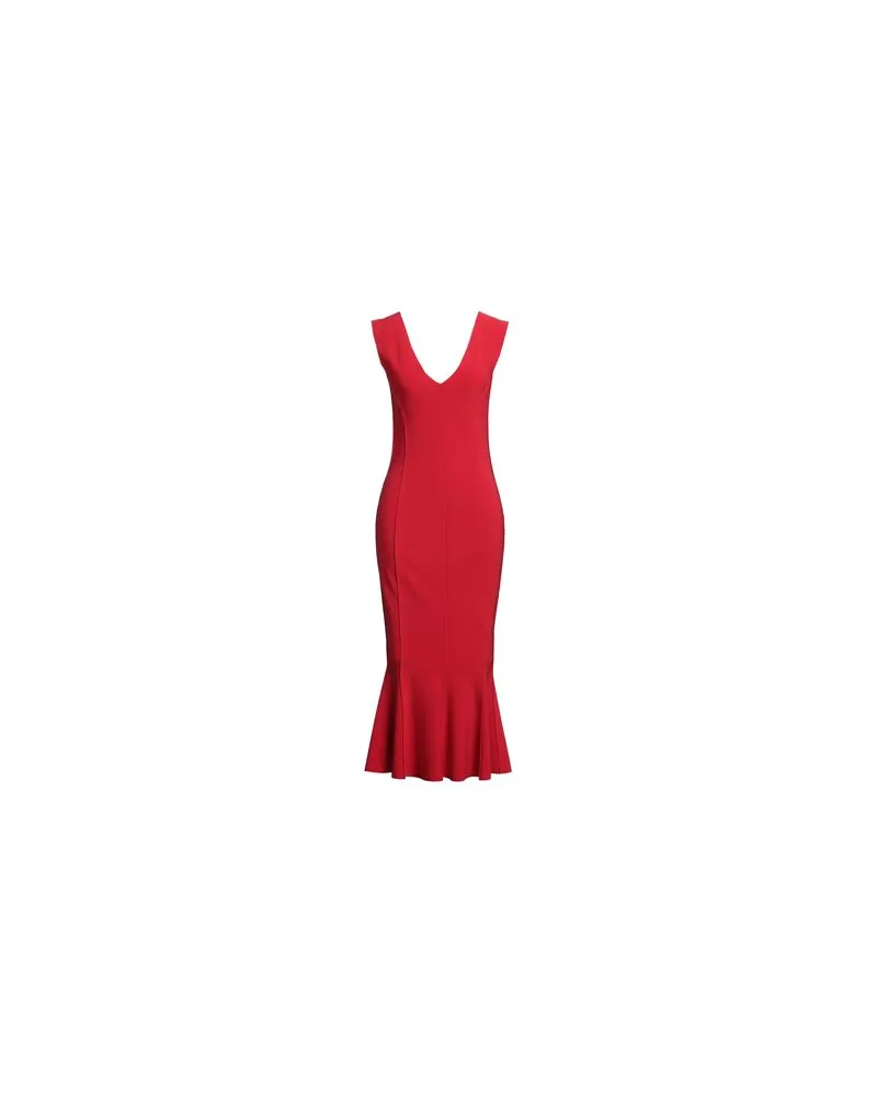 Norma Kamali KLEIDER - Midi-Kleiderauf YOOX.COM Rot